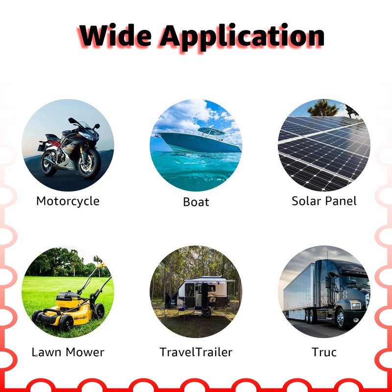 Sigely 10Awg Solar Battery Cables 10 Gauge