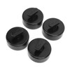 4pcs Jack Lift Pad Lifting Pucks Rubber Black Auto Accessory