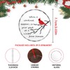Tesuivra Red Cardinal Christmas Ornament Red Cardinal Memorial Ornament for