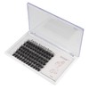 Bodermincer 72pcs 3D Effect Glue Bonded Mink Super Cluster Eyelash