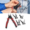 5 in 1 Pliers Set Steel Multifunctional Interchangeable Head Pliers