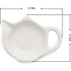 forkmannie Tea Bag Holder for Used Tea Bag Teapot Shaped