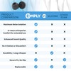 COMPLY TW-400-C TrueGrip Pro Earbud Tips for JLAB, Bowers &
