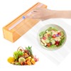 Plastic Wrap Dispenser with Cutter for Aluminum Foil, Plastic Wrap