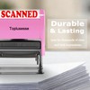 Toplusesse Scanned Stamp Self Inking Rubber Office Self Inking Scanned