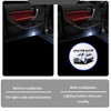 2 Pcs LED Car Door Logo Lights Courtesy Projector Laser