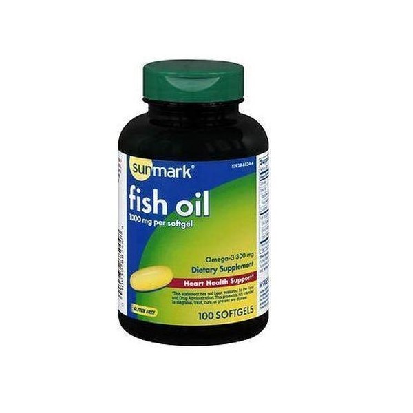 Fish Oil 180 Enteric Coated Softgels 1000 mg by Sunmark