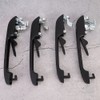 4PCS Car Front Rear Left Right Exterior Door Handle with