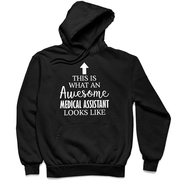 Mazoli This Is What An Awesome Medical Assistant Looks Like Hoodie, Sweatshirt Graphic, M