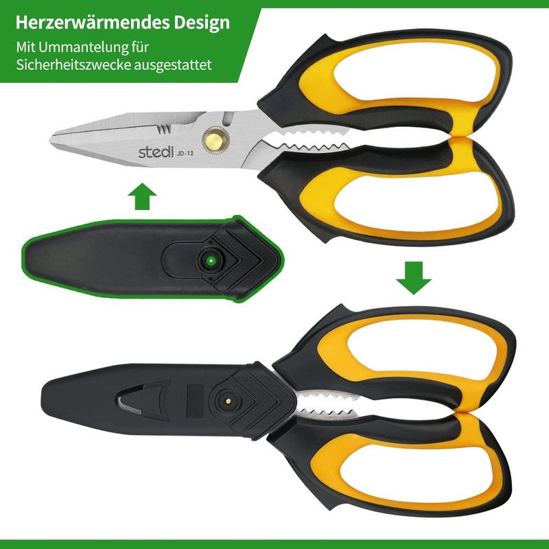 Stedi Heavy Duty Multi-Purpose Scissors Stainless Steel Blade Length 20