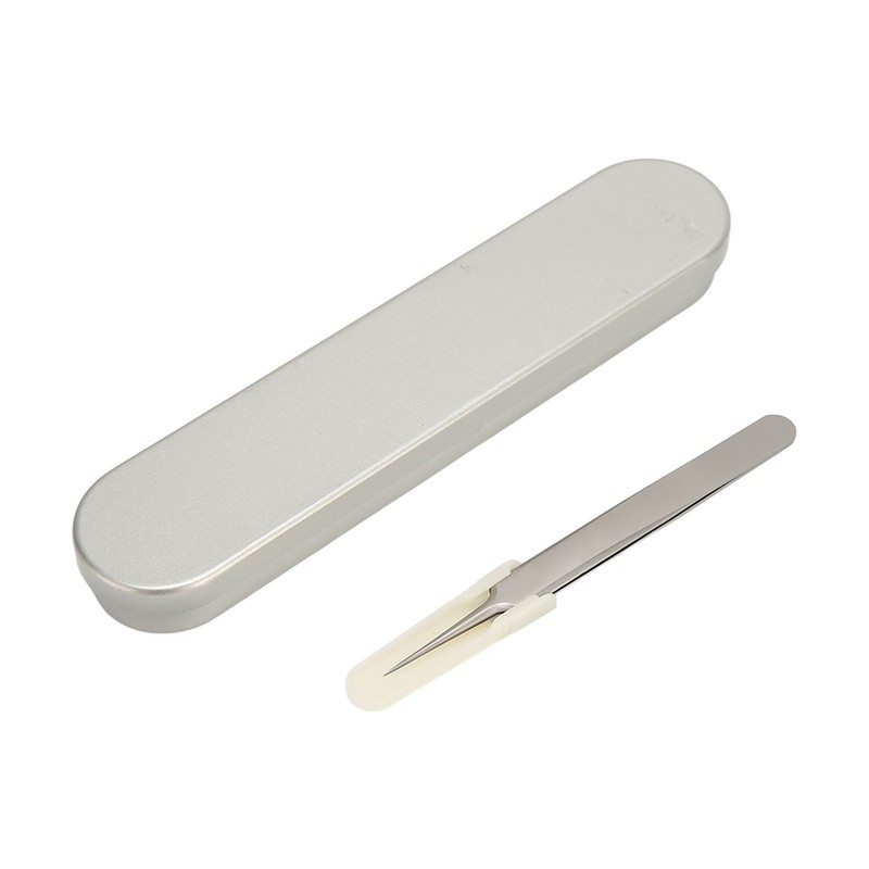 Acne Clip Extractor Blackhead Removal Stainless Steel Pointed Tip Tweezers