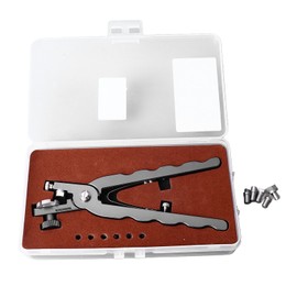 Watch Strap Hole Puncher Anti Slid Multifunction Precise Ergonomic Leather Belt Punching Pliers for Home DIY Craft