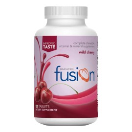Bariatric Fusion Multivitamin Complete Chewable Wild Cherry 120 Tabs Masticables Suplemento Nutricional Con Vitaminas y Minerales Esenciales Post Cirugía Bariátrica Manga Gástrica o Bypass Gástrico