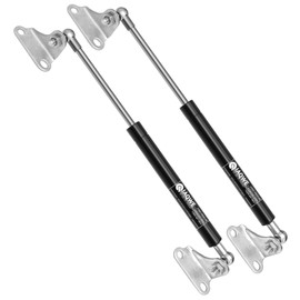 IAQWE 20 Inch 10Lb/45N Gas Struts Spring Shocks with L-Type Mount Brackets for Tool Box Cabinet Trap Door Floor Hatch Lid Truck Canopy Cover Trailer TV Cabinet Canopy Cover Lid Door Shed Window 2pcs