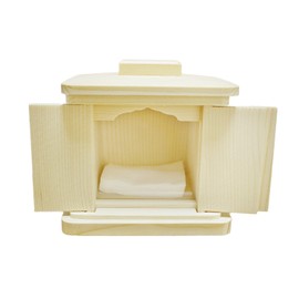 仏舎利塔 手元供養 形見入れ メモリアルケース ウッド 遺骨入れ