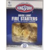 Kingsford 32 Pieces Quick Light Fire Starters for Charcoal &