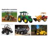 Heavy-Duty Tractor ROPS Toolbox, With Mounting Bracket, With Keyhole, Heavy