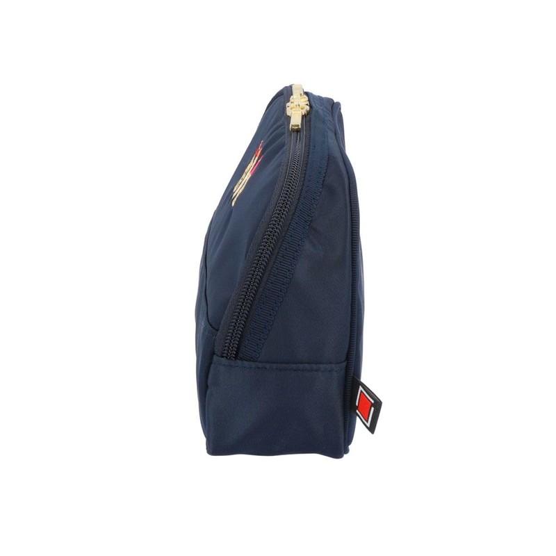Make-up Pouch, Brand, Slope Shape Pouch, Embroidery Rouge 4OP-ER110H, Artisan