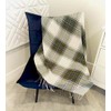 Fennco Styles Classic Plaid Pattern Fringe Throw Blanket 50" W