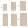 YIHOUSE Memory Foam Bath Mat Cobblestone Bathroom Rug Non Slip