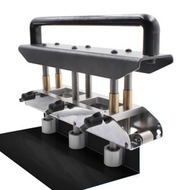 3-Station Edge Roller for Bending Metal Roofing Materials at 0-90° Straight and Curved Bend,Large Radius Sheet Metal Bead Roller Bender/Brake,Fit for Making 5/8" to 4" Bends in 29 to 22-Gauge Steel