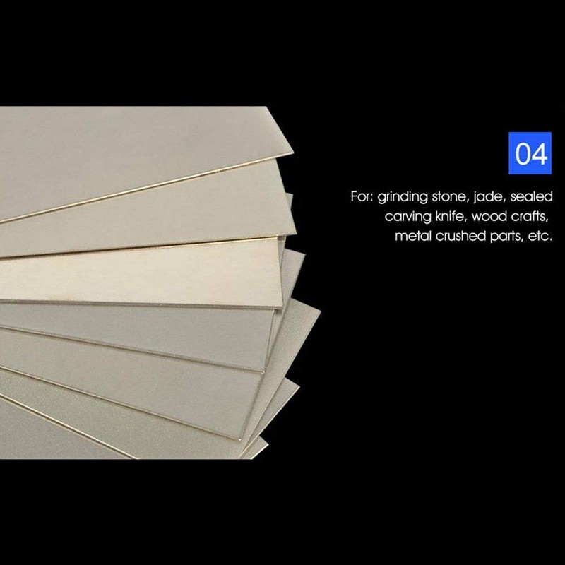 240 Grit Diamond Lapping Plate for Sharpening Stones, Coarse Flattening