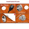 Riloer Caravan Caravan Cabinet Door Window Drawer Toilet Door Lock