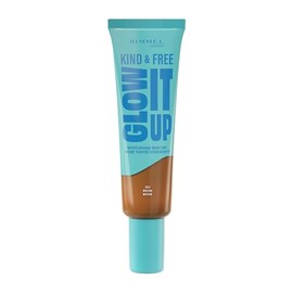 Rimmel London Kind & Free Glow It Up Moisturising Foundation 503, Mocha, Soothes Sensitive Skin, Healthy and Radiant Complexion, Moisturises for the Whole Day, 30 ml