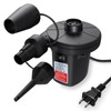 MAXEVER Quick-Fill Electric Air Pump with 3 Nozzles, AC 110V-120V