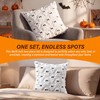 Halloween Pillow Covers 18x18In Set of 2 White 3D Ghost
