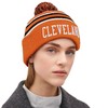 Cleveland Beanie Hat Football Knit Hats Winter Cuffed Stylish Beanie