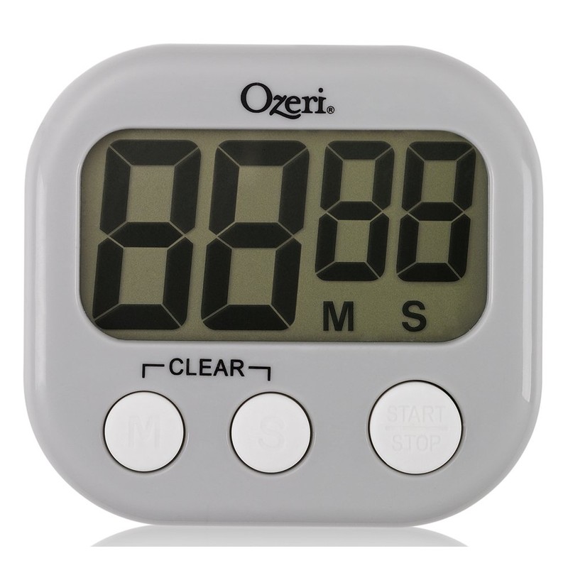 The Ozeri Kitchen and Event Timer, Gray