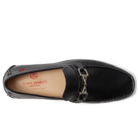 Mens Casual Comfortable Genuine Leather Driving Moccasins Classic Wall Street Fashion Buckle Loafer Slip On Breathable Driving Loafer Black Napa 12