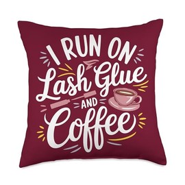 Lash Tech Lash Technician Lash Lounge Owner Lash Artist Throw Pillow