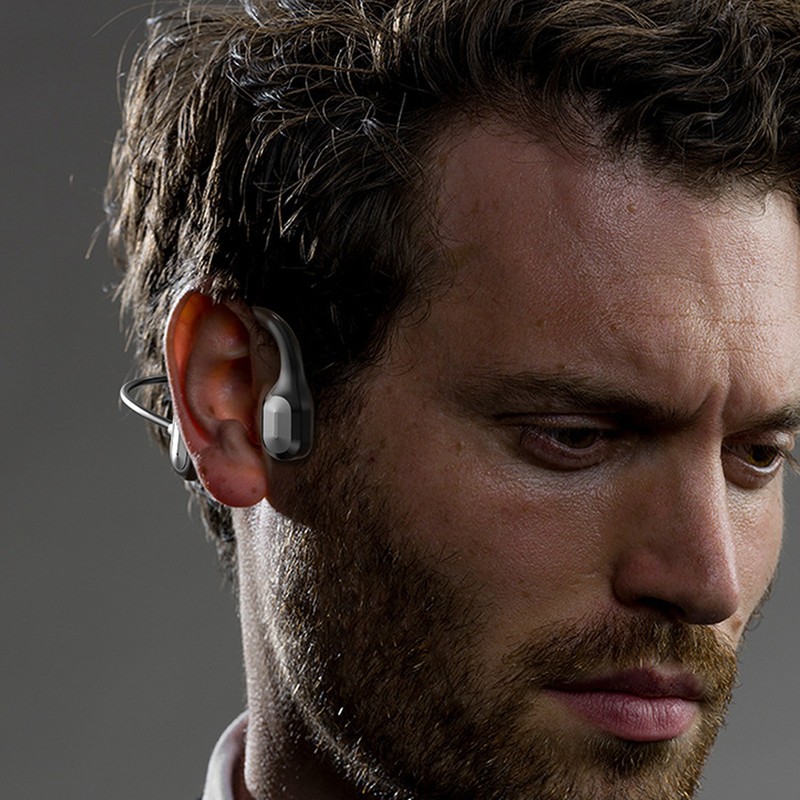 BL09 Bone Conduction Headset Bluetooth 5.3 Hanging Ear Wireless Sports