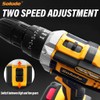 SOLUDE Tool Set with Drill,21V Cordless Power Drill Tool Box