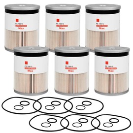 6PCS FS19915 P551011 Fuel Filter Water Separator Filter Compatible with Cummins ISX15 Detroit Diesel DD13 DD15 DD16 Freightliner Cascadia Replaces A0000903651 A4720921205 PF9804 L9915F