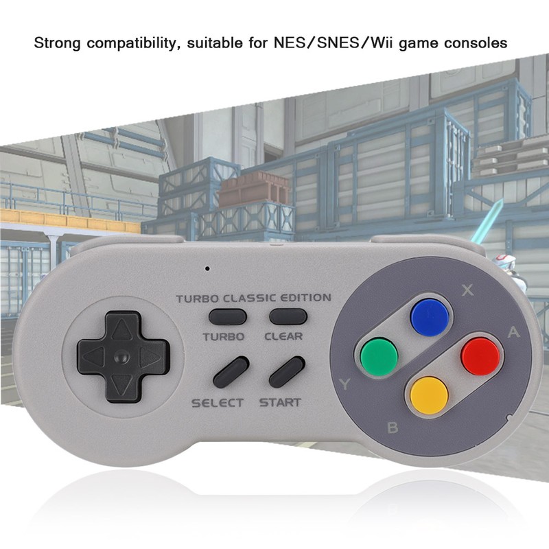 Game Handle for NES/Wii/SNES Classic Mini Controller 2.4G Wireless USB