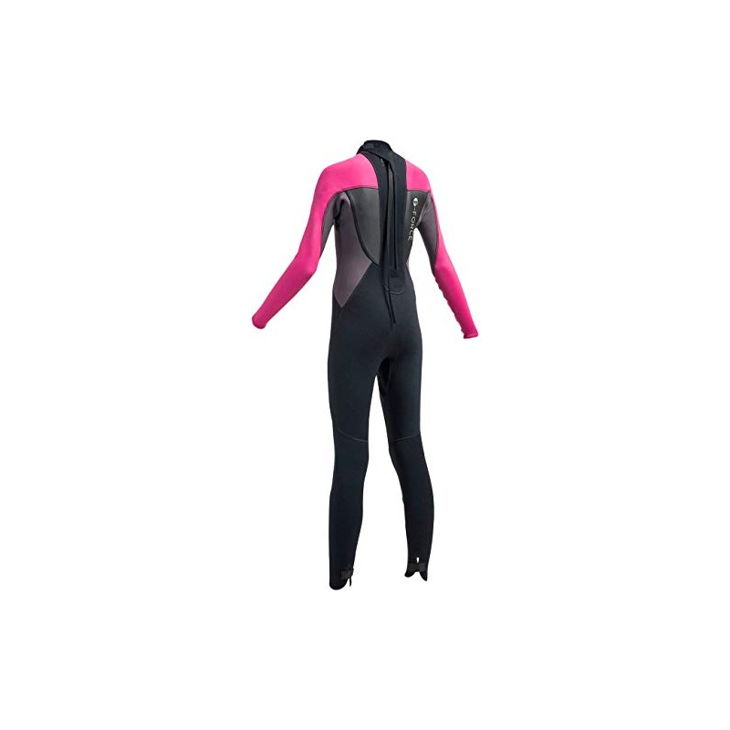 Gul G-Force Junior 3mm Flatlock Wetsuit in Black and Pink