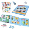 ASTARON 3D Magnetic Puzzle with 60 Puffy Stickers for Toddlers,