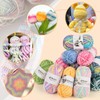 Reessy 225g Knitting Wool Acrylic Yarn Crochet Yarn Set, Super