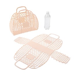 Fun Express Large Neutral Jelly Beach Totes - 6 Pieces