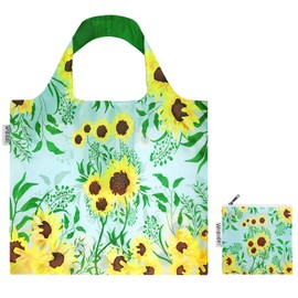 allydrew Foldable Reusable Shopping Bags, Sunflowers