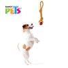 Fancy Pets Juguete Jaladera para Perro con Pelota de Tenis