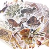 Carreuty 290pcs Aesthetic Scrapbooking Stickers Paper Pack, DIY Decorative Paper