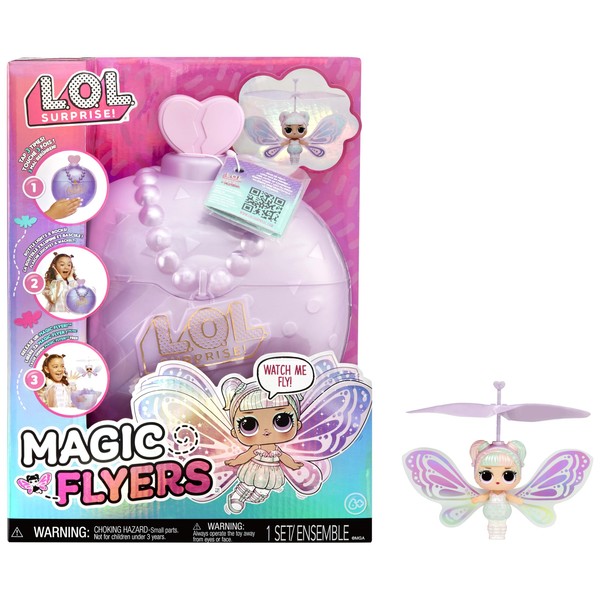 L.O.L. Surprise! Magic Flyers: Sweetie Fly- Hand Guided Flying Doll, Collectible Doll, Touch Bottle Unboxing, Great Gift for Girls Age 6+