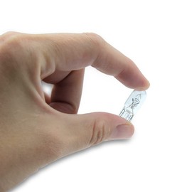 Technical Precision Replacement for Toyota 99132-12050 Light Bulb 4.29W Halogen Bulb with Wedge T3.25 - T5 Base - 2 Pack