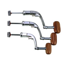 Larg, Medium and Small 3 Fishing Reel Handle Kit Universal Fishing Reel Handle Rotating Fishing Reel Replacement Power Handle Full Metal Rocker Grip for Rotating Reel, Reel Replacement Handle