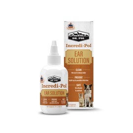 Dr. Pol Incredi-Pol Ear Solution for Dogs, Cats, and All Animals - Safe Ear Rinse for Daily Ear Cleaning and Soothing Relief - 3 Fluid Ounces