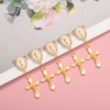 Jiali Q 60pcs Rosary Making Kit, Gold Tone Religious Jewelry